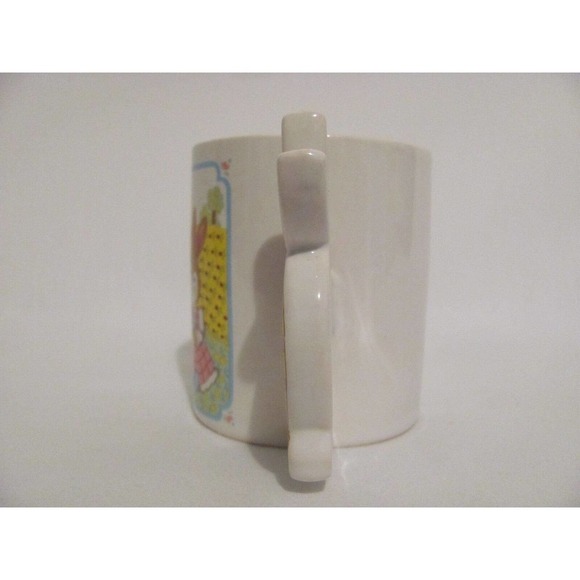 Happy Pastel Church Girl Bunny Bunnies Rabbit Easter Spring Coffee Cup Mug Japan - Picture 3 of 10